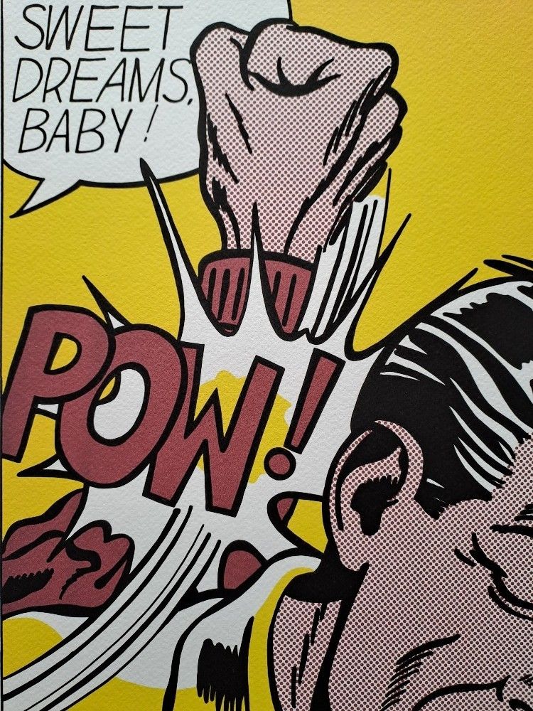 Roy Lichtenstein Signed Sweet Dreams Baby! Certificate photo for sale