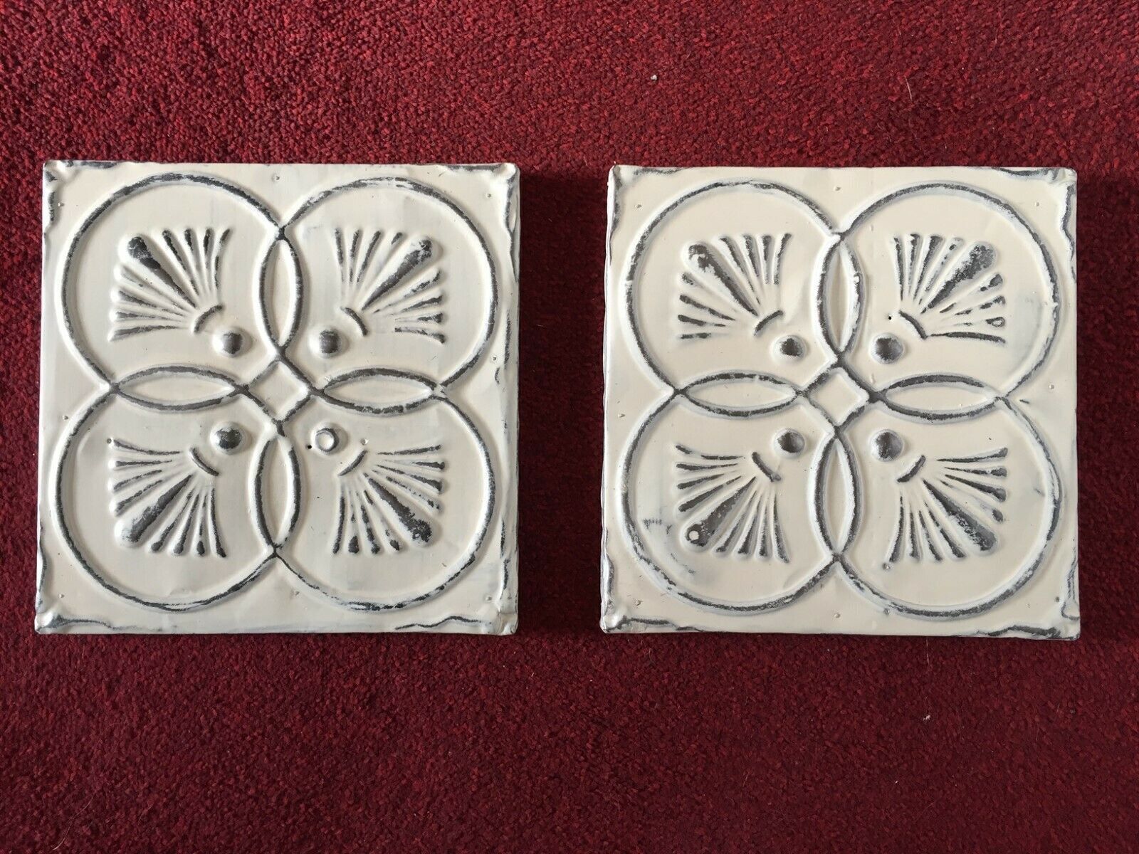 Genuine Antique/Vintage Tin Panels Salvaged From New York