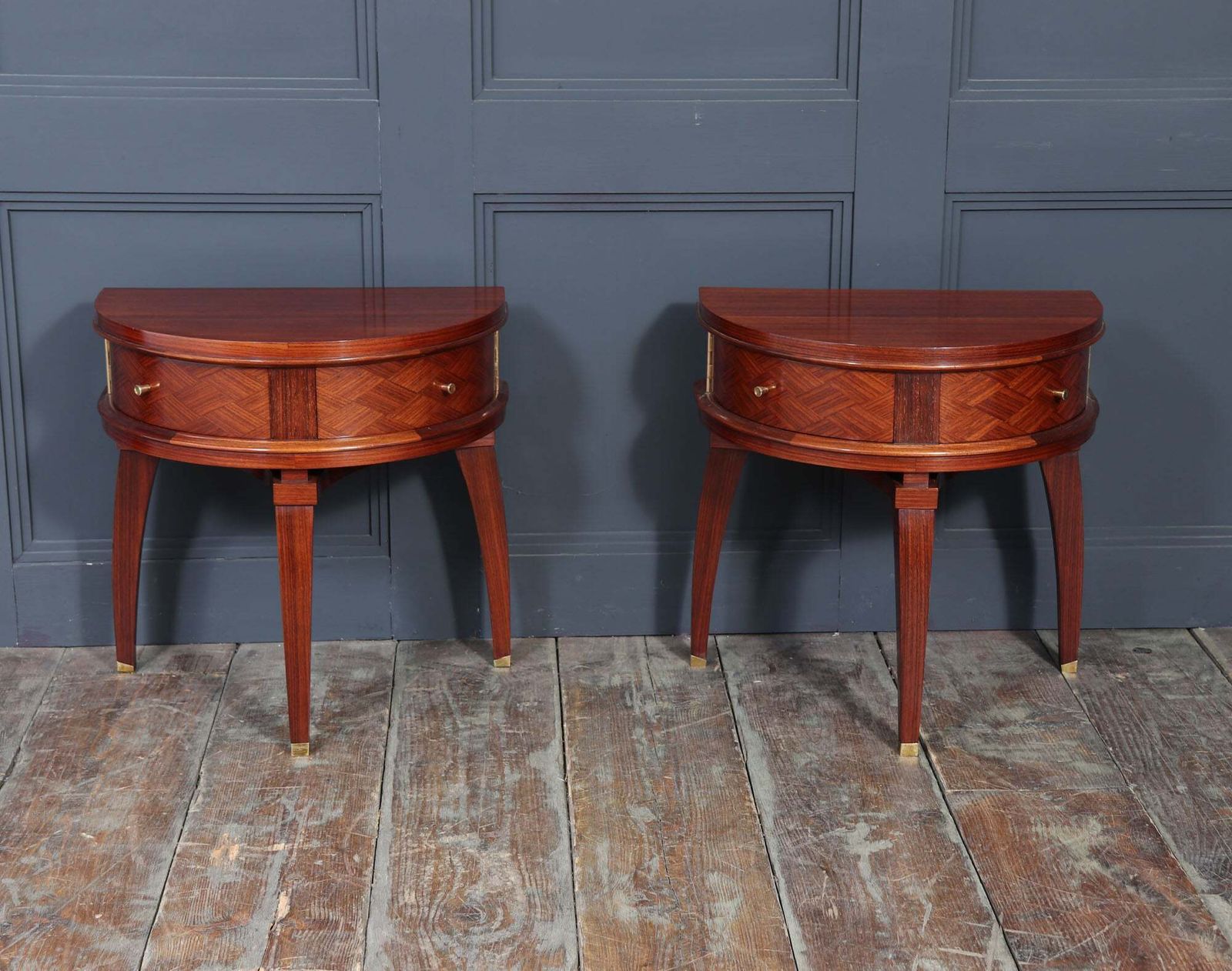 Pair Of French Art Deco Side Tables, C.1930s photo for sale
