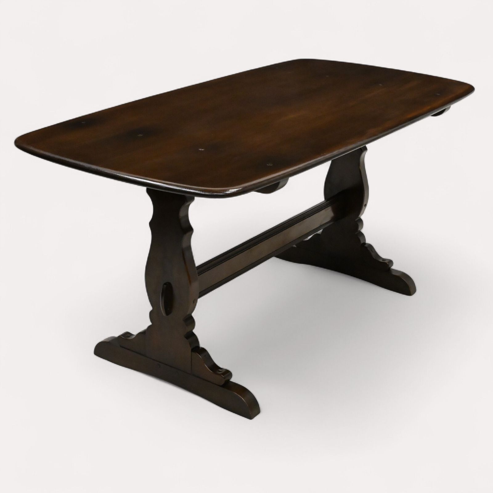 Ercol Refectory Plank Top Dining Table Traditional Finish Free Uk Delivery photo for sale