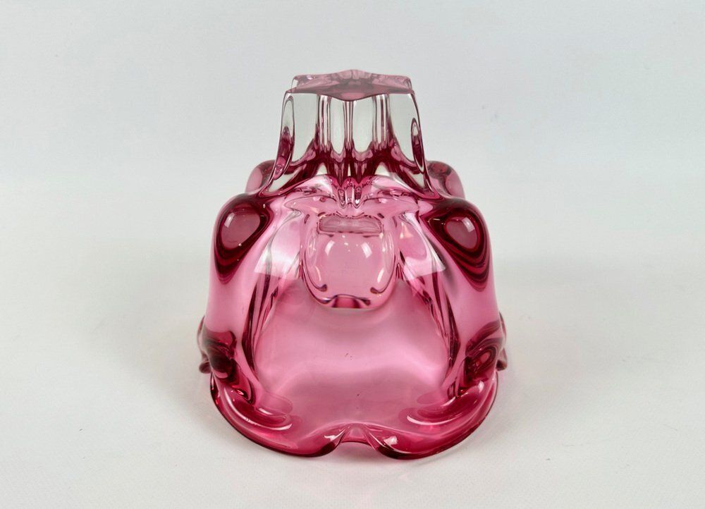 Bohemian Glass Bowl By Josef Hospodka For Chribska Glassworks, 1960s photo 204.0