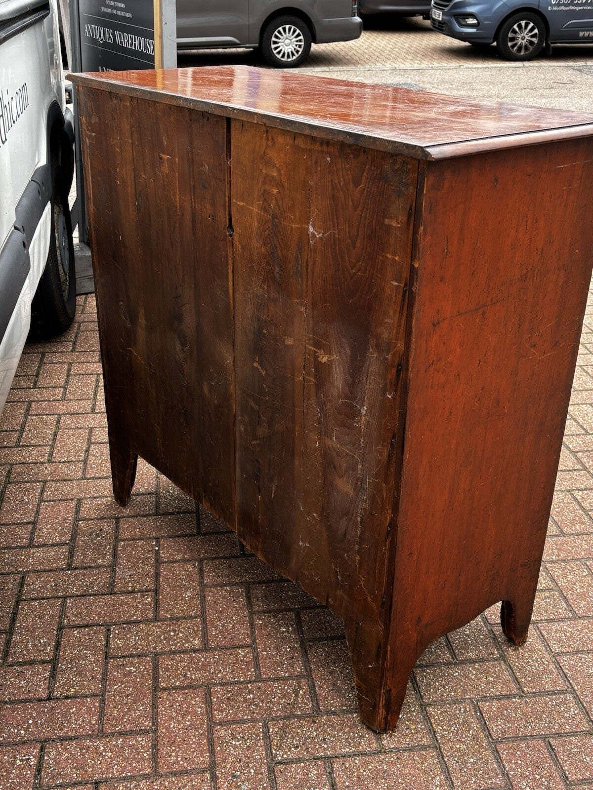 Furniture Victorian Chest Of Drawers, Superb Patina, Fine Proportions. photo