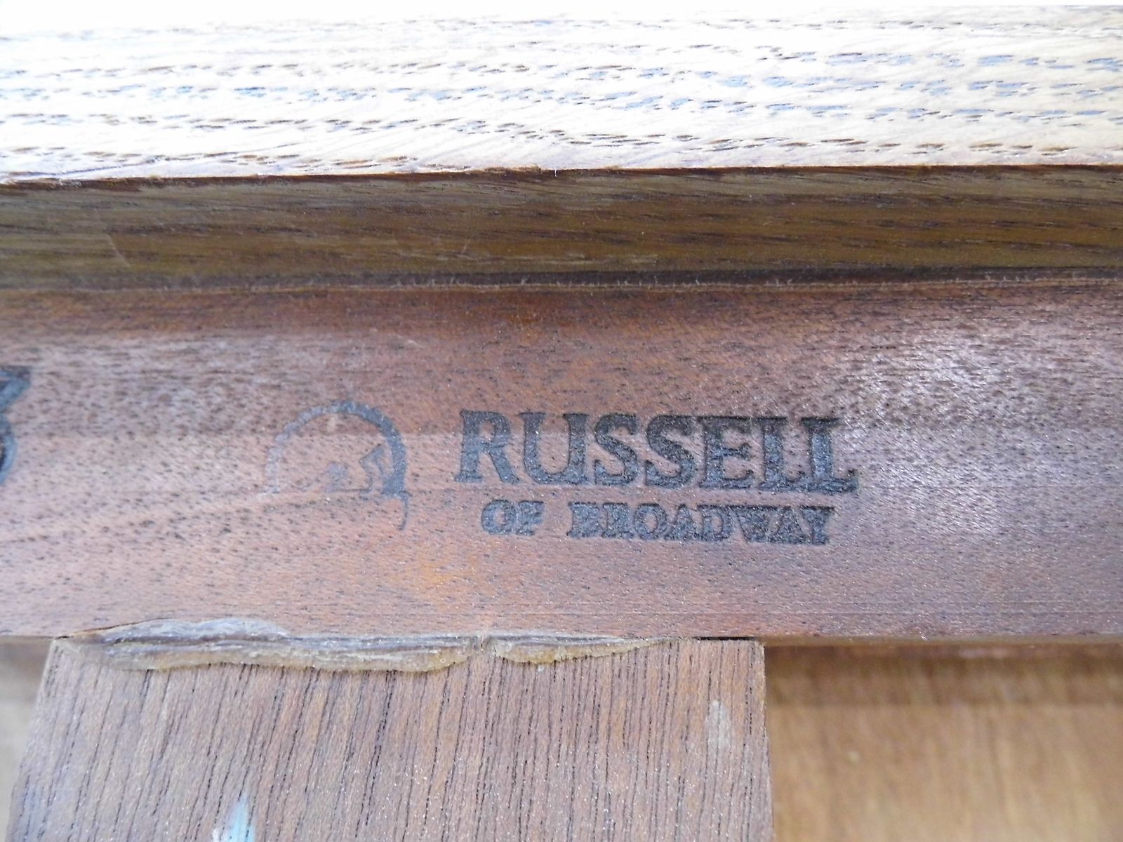 photo vinterior Rare Gordon Russell Oak Desk Table Royal Marlborough House Air Ministry 1950s