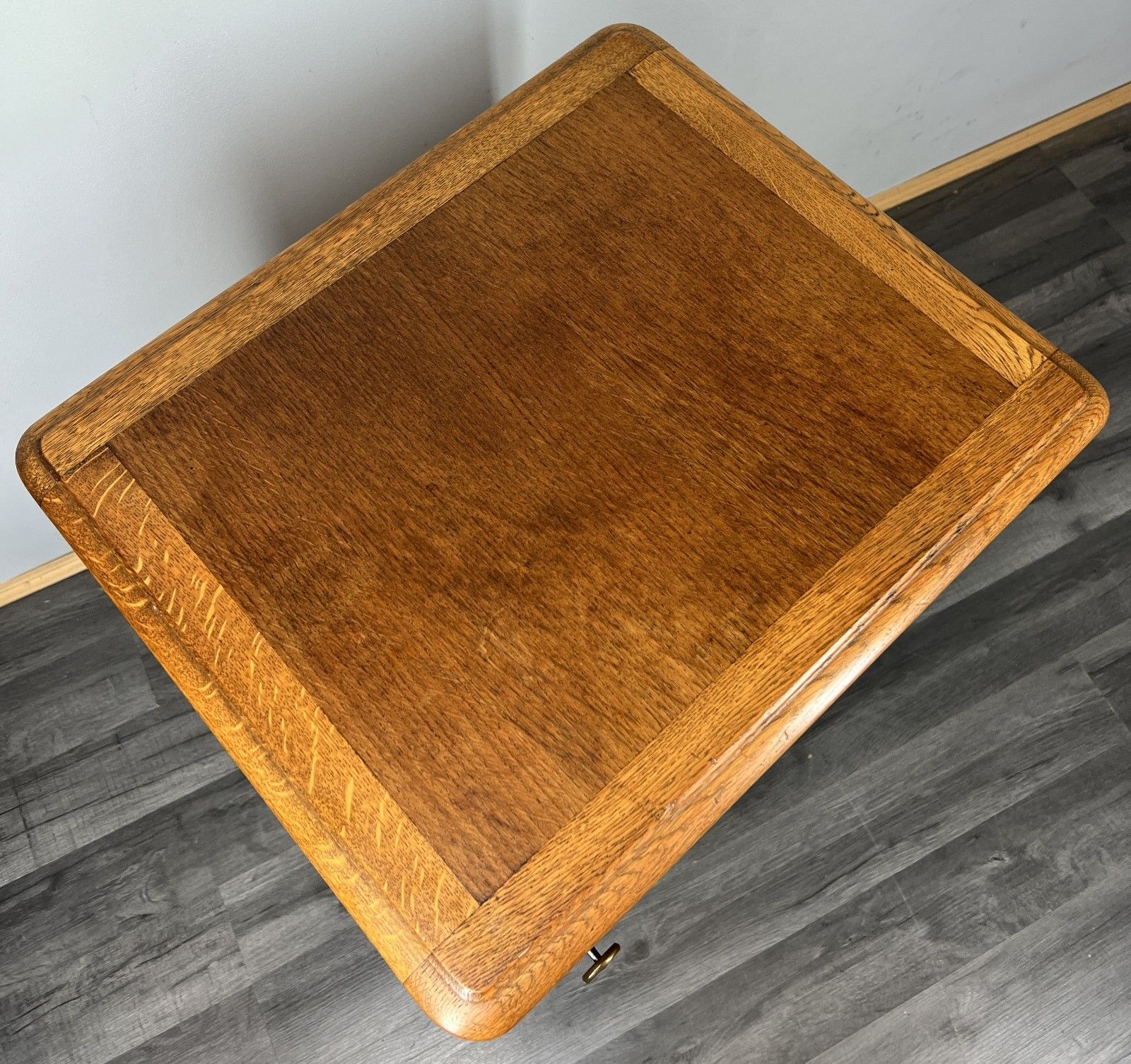 Pair Of  Bedside Tables Vintage French Louis Oak Nightstands Cabinets Lot 4261 photo buy
