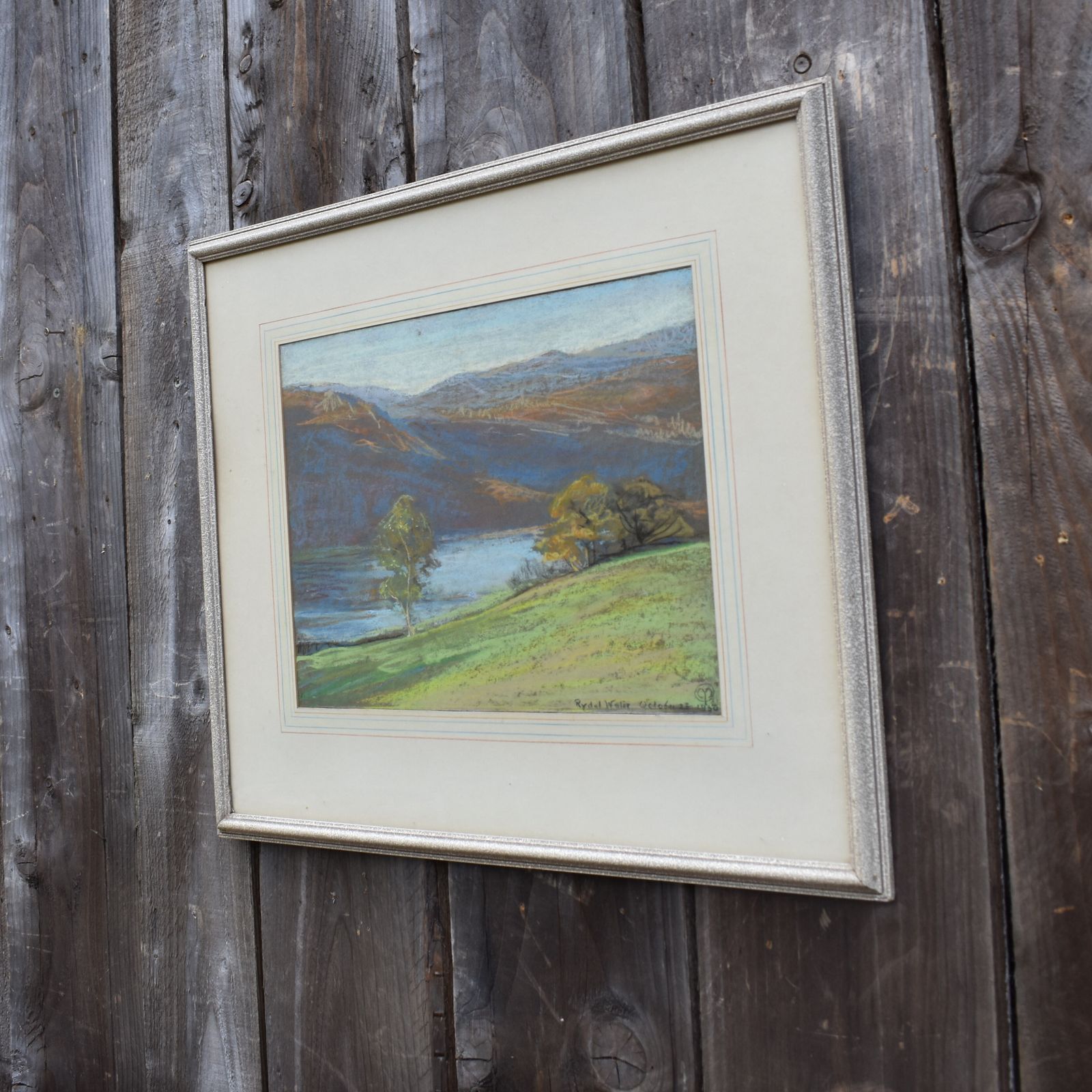 Antique Mary Yates (1891   1974) Rydal Royal Insitute Galleries Pastel Drawing photo furniture