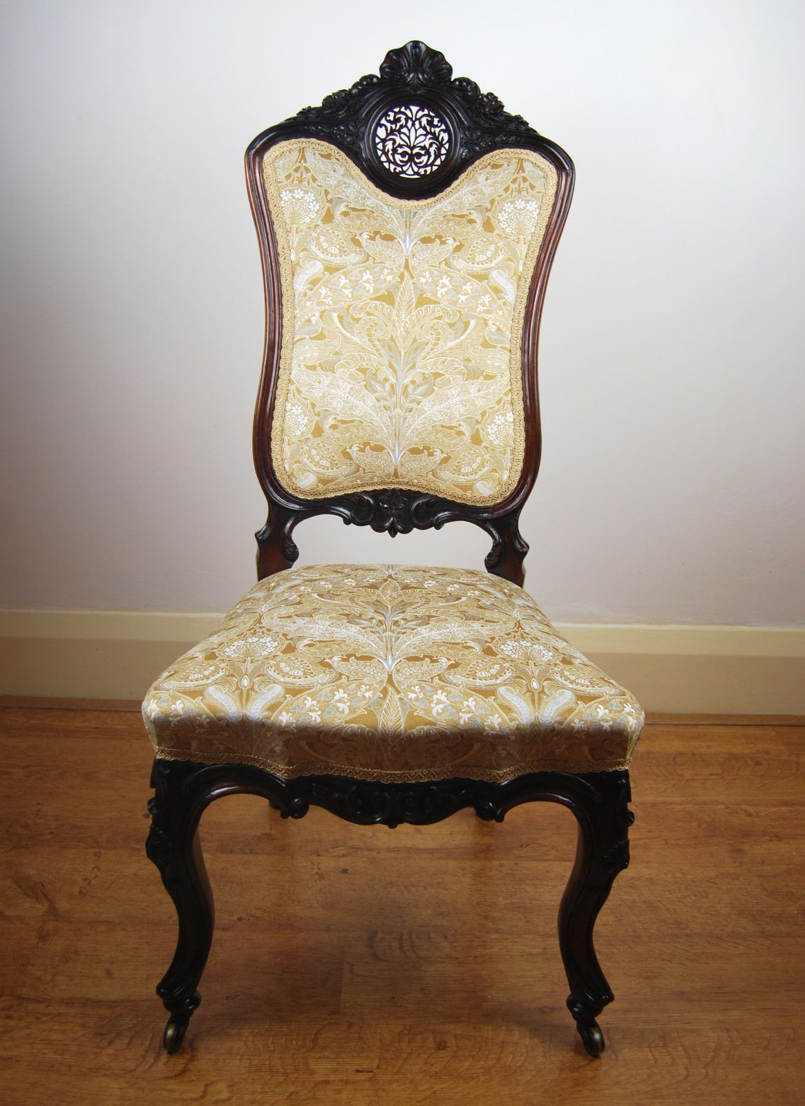 Victorian Carved Rosewood Ladies Chair / Nursing Chair photo furniture