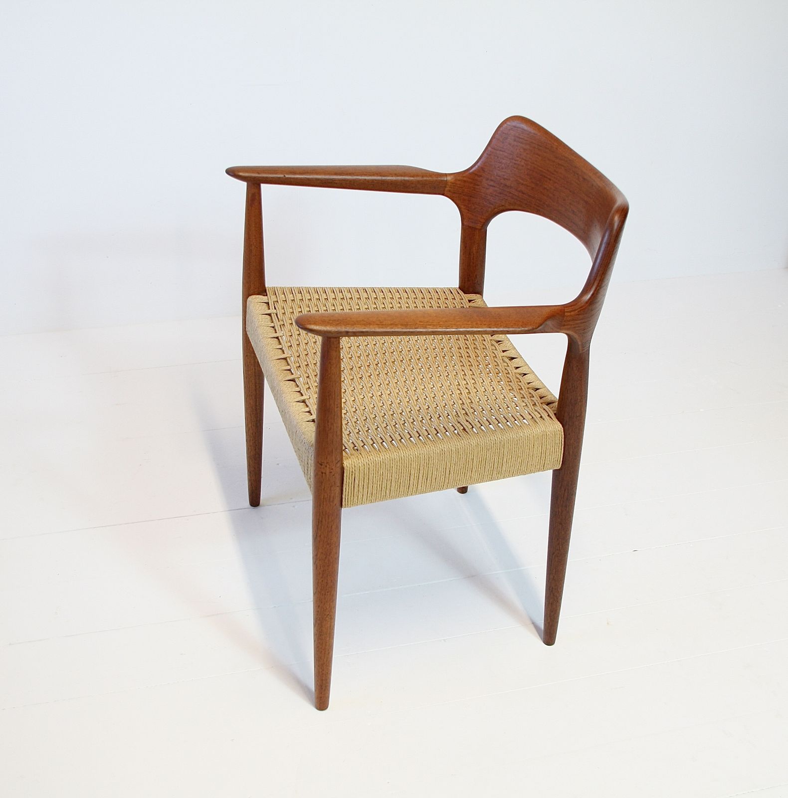 Vintage Danish Desk Chair By Arne Hovmand Olsen For Mogens Kold C.1960 photo vinterior