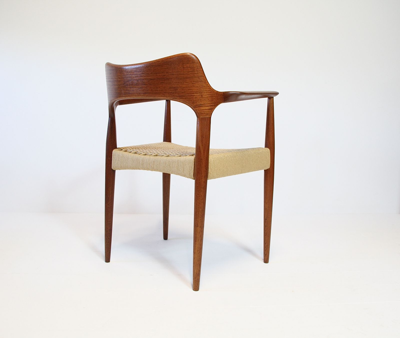 750.0 Vintage Danish Desk Chair By Arne Hovmand Olsen For Mogens Kold C.1960 photo