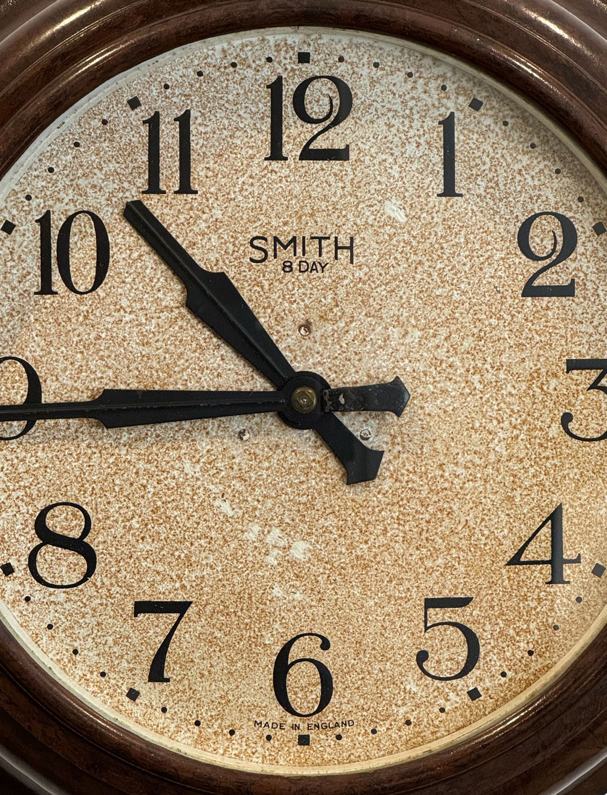 Smiths "8 Day" Bakelite Wall Clock, Circa 1940's photo 265.0