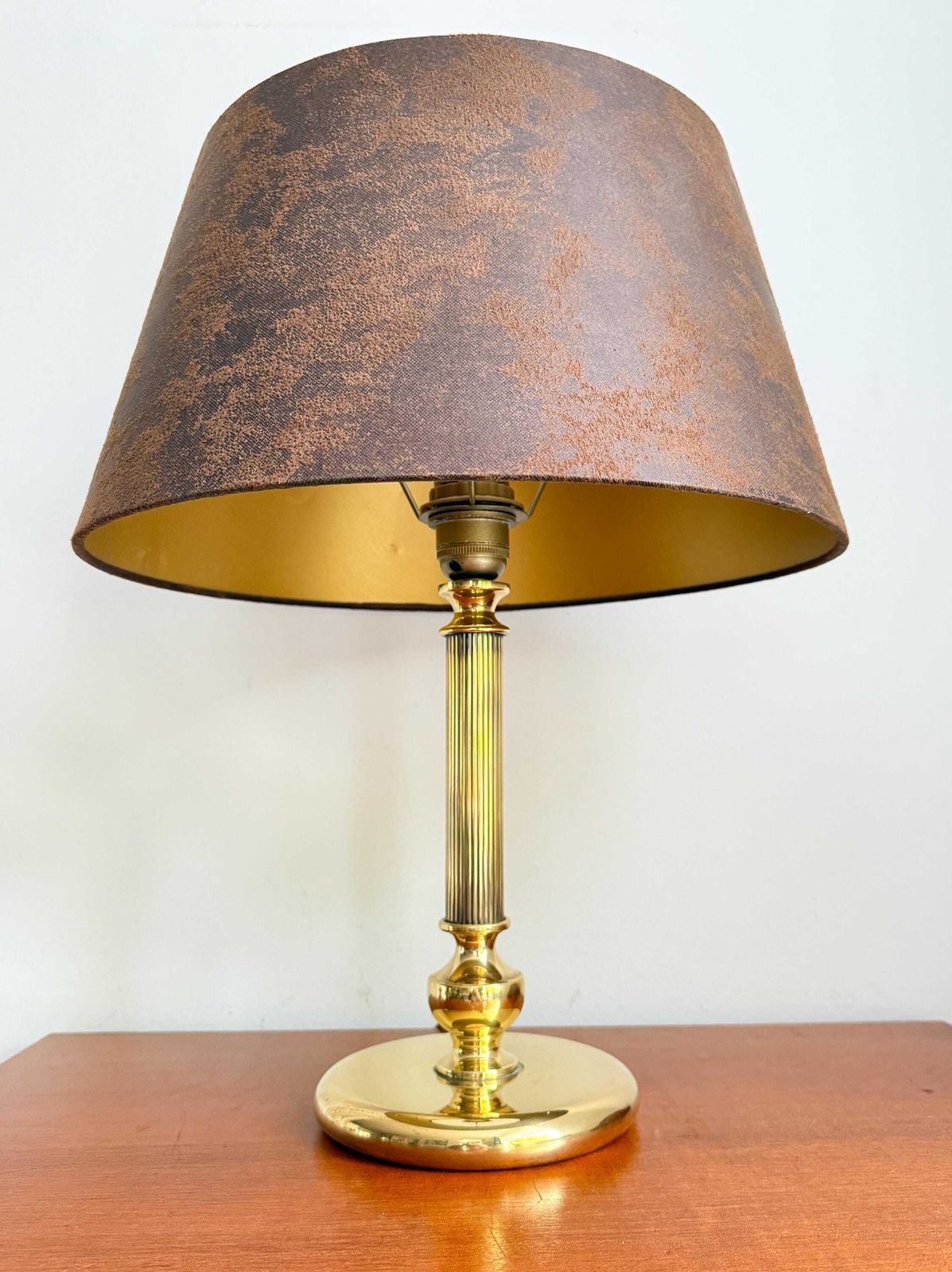 Vintage Messing Tafellamp Herda Amsterdam   Hollywood Regency   60/70s   Dutch Design photo furniture