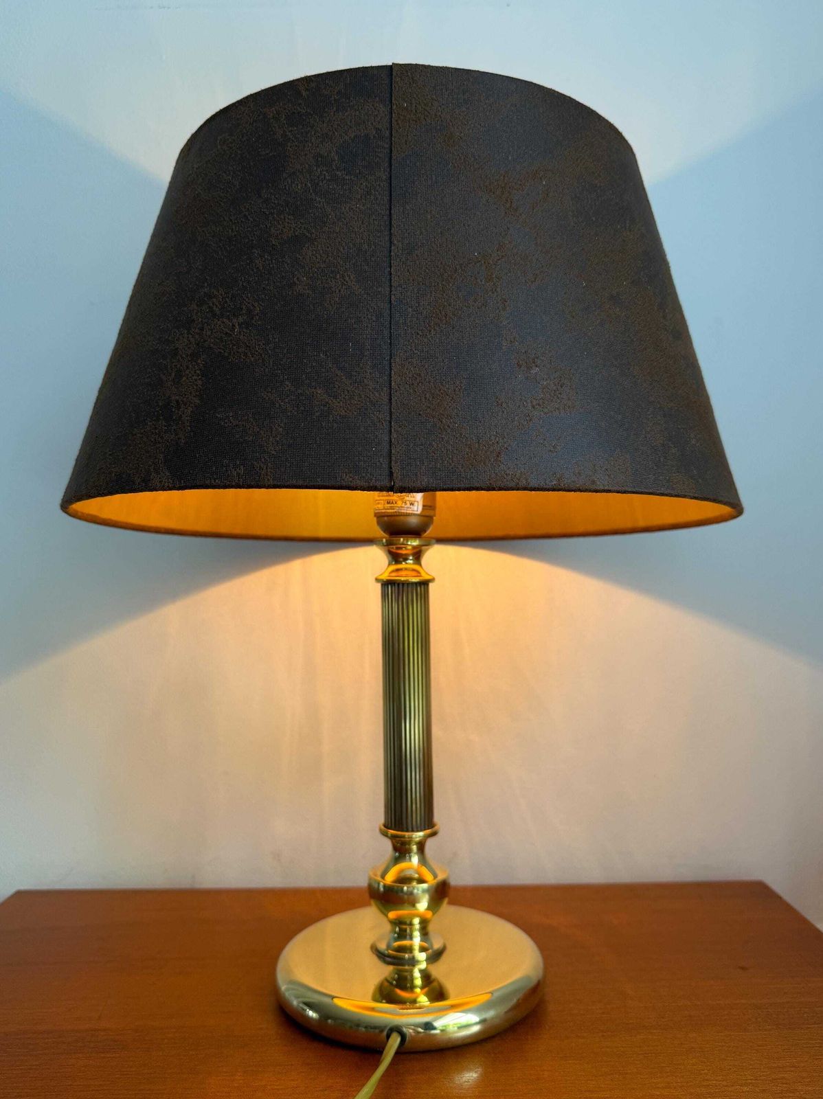 photo for sale Vintage Messing Tafellamp Herda Amsterdam   Hollywood Regency   60/70s   Dutch Design