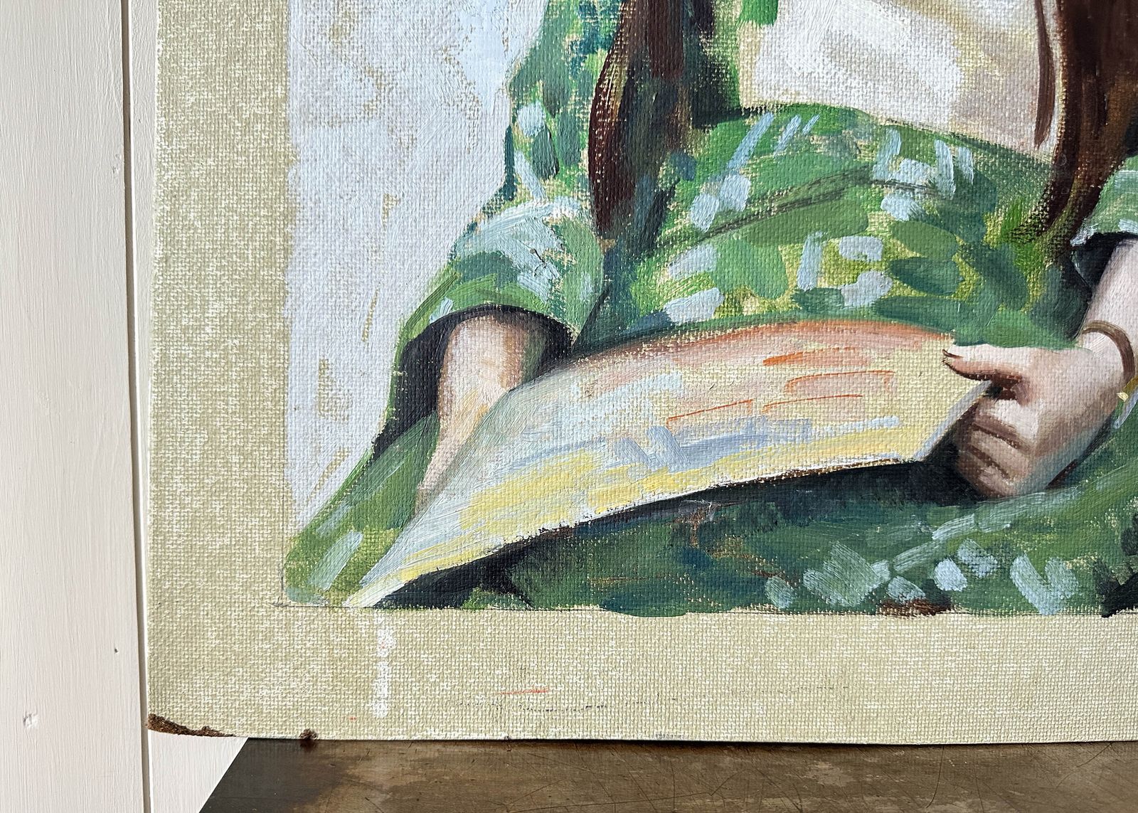 Young Girl Portrait Painting photo Art