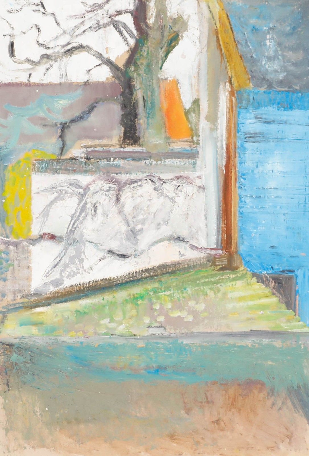 Charles Betremieux (1919 1997) 20th Century Oil, View Of The Garden photo 325.0