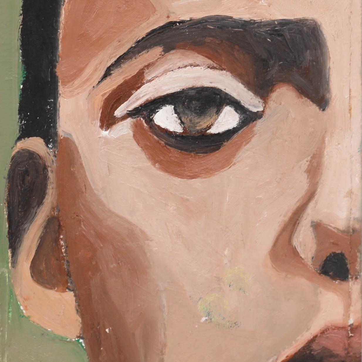 Ben Carrivick Contemporary Oil, A Strong Brow photo Art