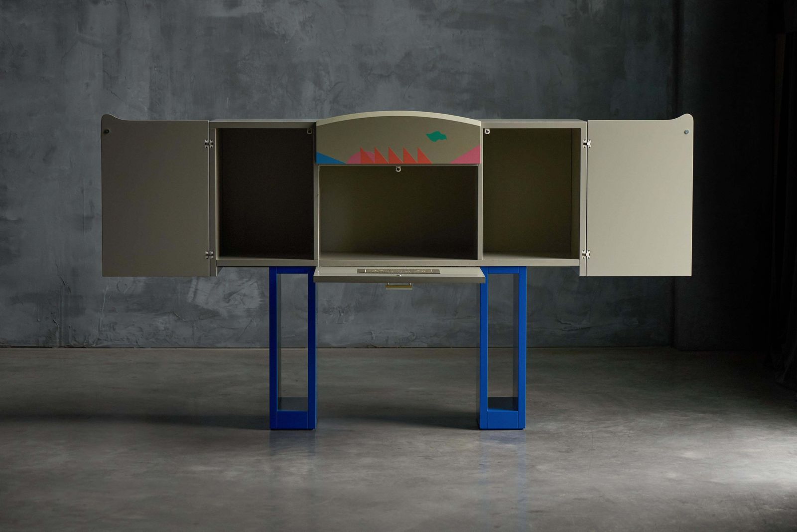 Cantaride Bar Cabinet By Alessandro Mendini For Zanotta, Italy, 1980s photo for sale