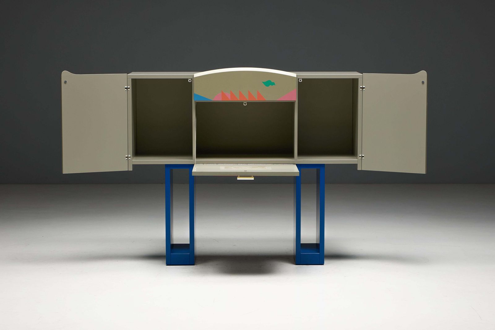 photo vintage Cantaride Bar Cabinet By Alessandro Mendini For Zanotta, Italy, 1980s