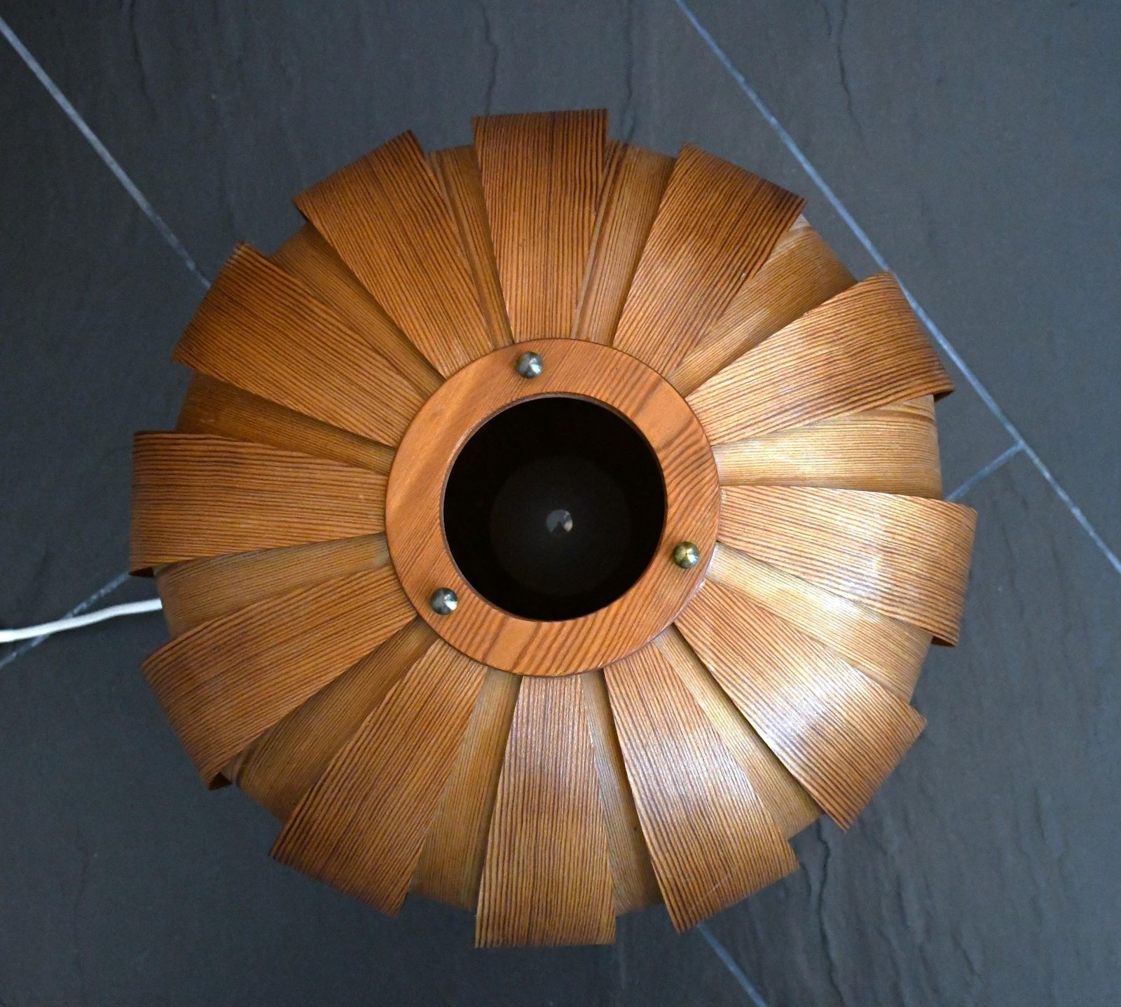 Lighting Swedish Pine Veneer Table Lamps By Hans Agne Jakobsson For Ellysett, 1960s, Set Of 2 photo