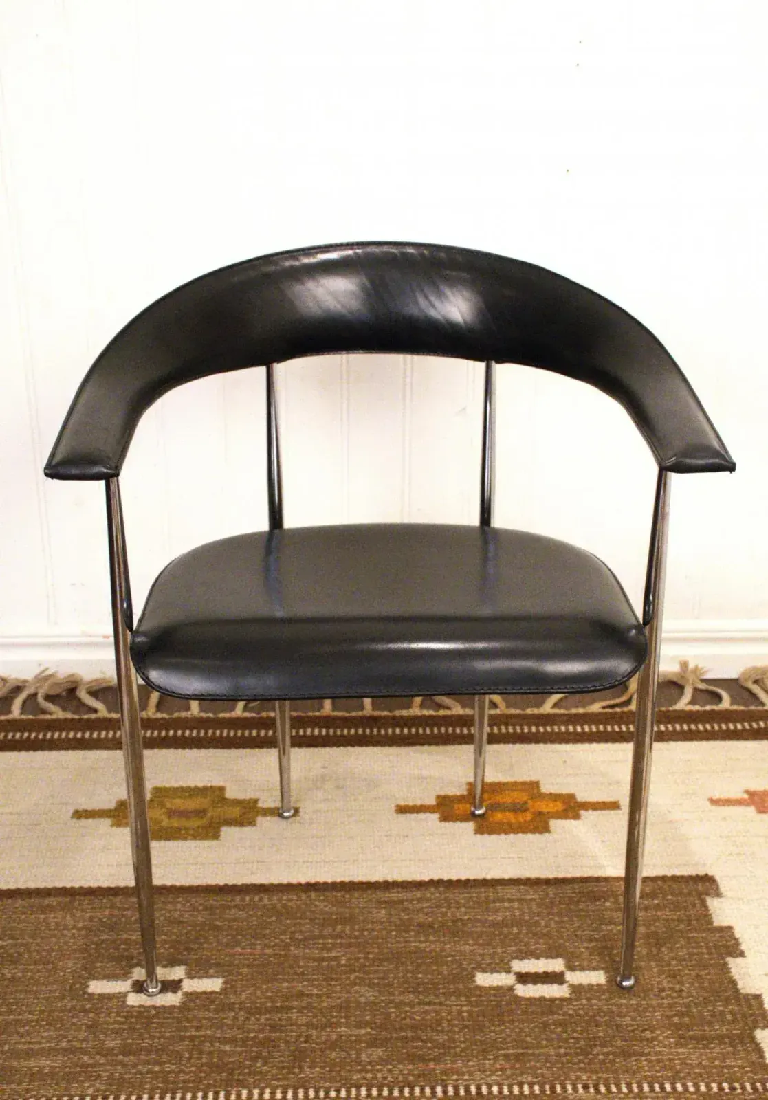 Italian Phase P40 Armchairs By Giancarlo Vegni & Gianfranco Gualtierotti For Fasem, Set Of 8 photo Furniture