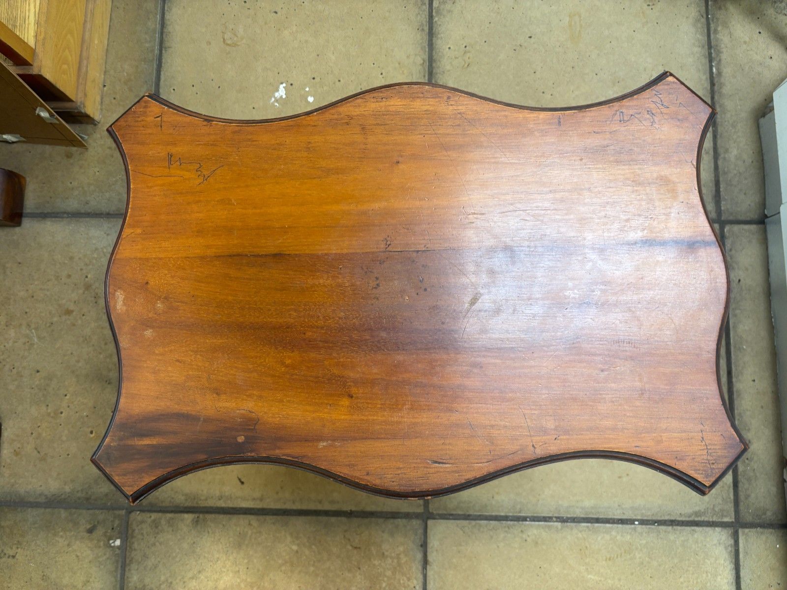 Early 20th Century Mahogany Hall Table As Found photo furniture