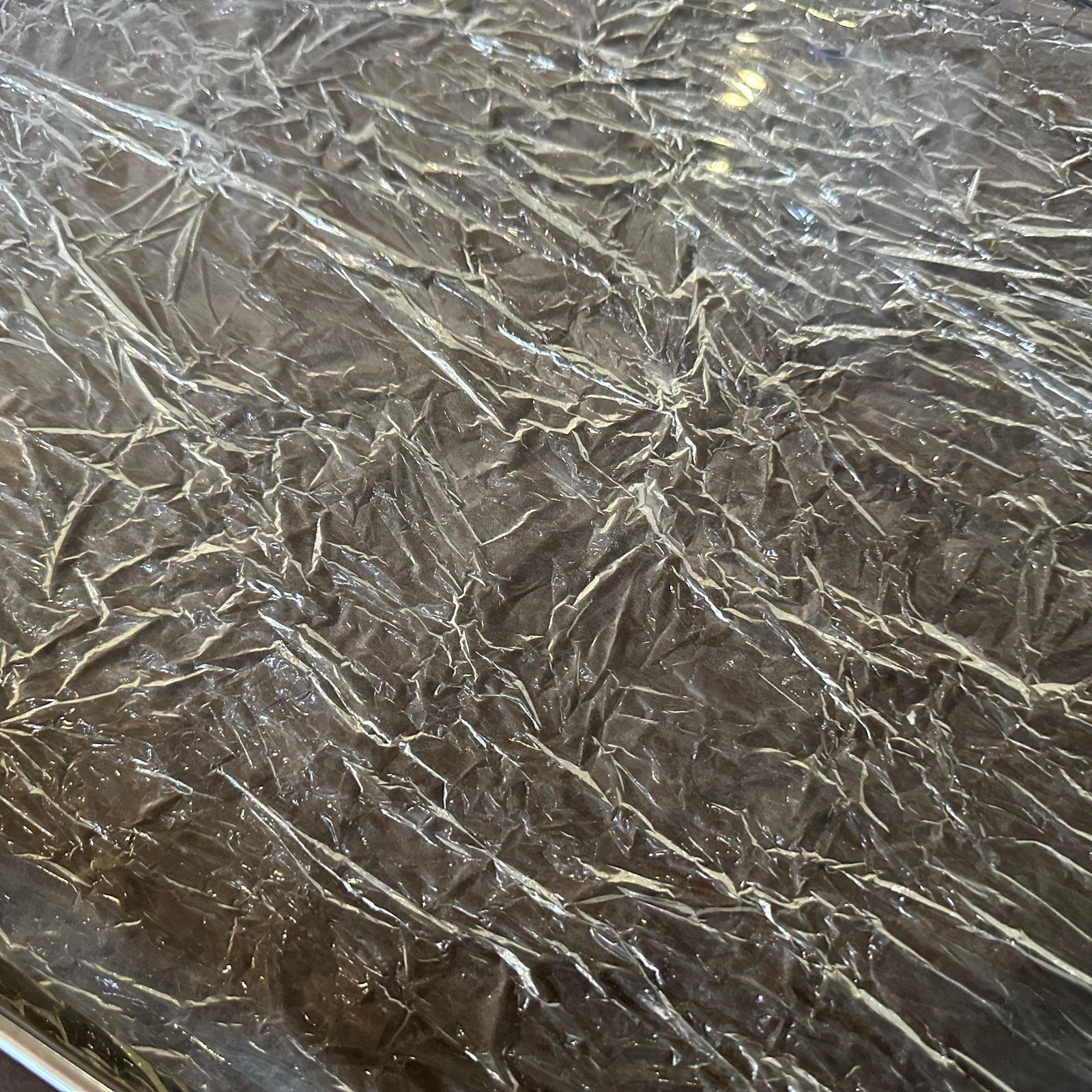 photo furniture 1980s Modernist Ice Lucite And Silver Plated Italian Tray By Ulderico Cavinato