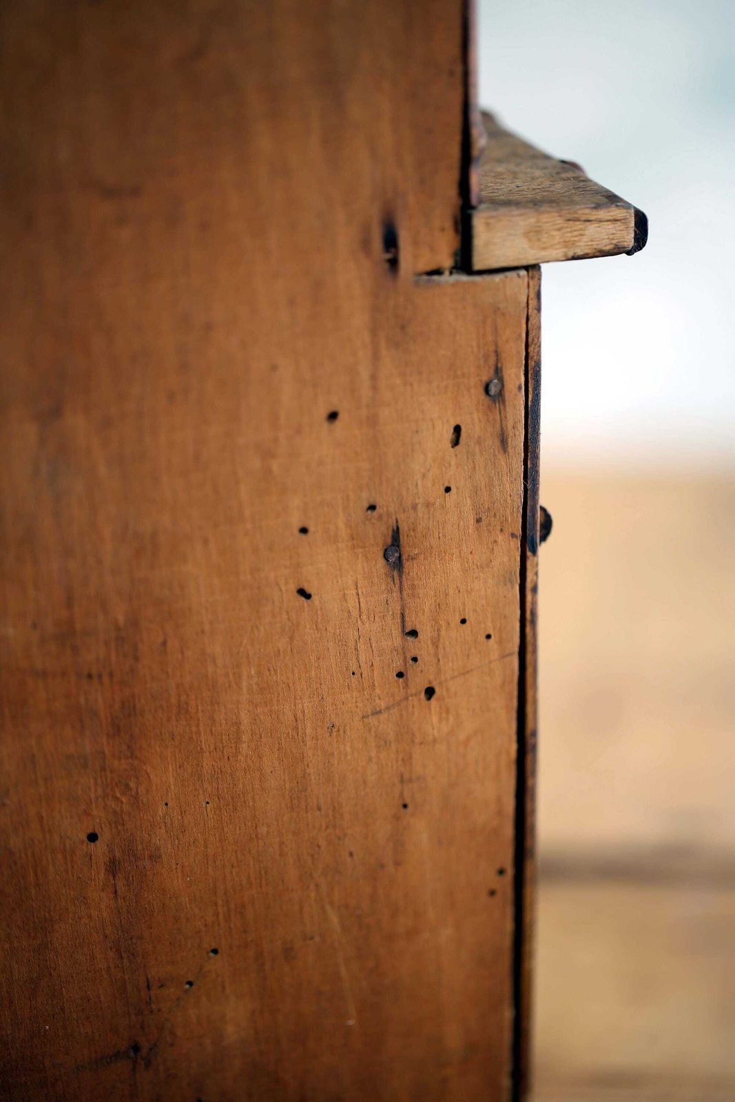 photo for sale Antique Apprentice Piece Dresser Faux Bamboo Hutch Small Cabinet Miniature French Salesman Furniture