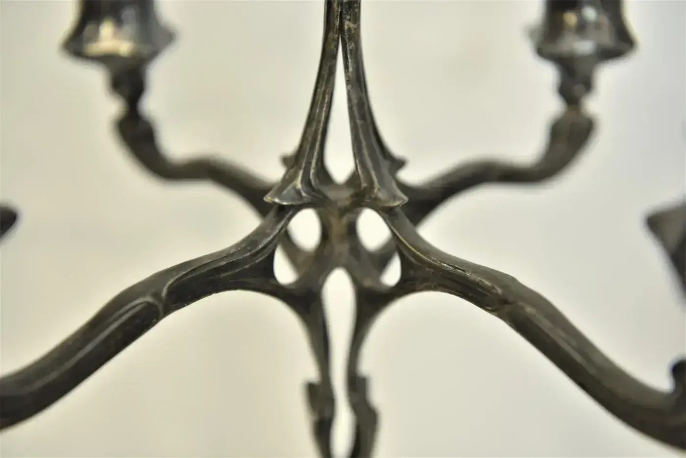Large Art New German Silverplate Candelabras From Judgendstil, Set Of 2 photo buy
