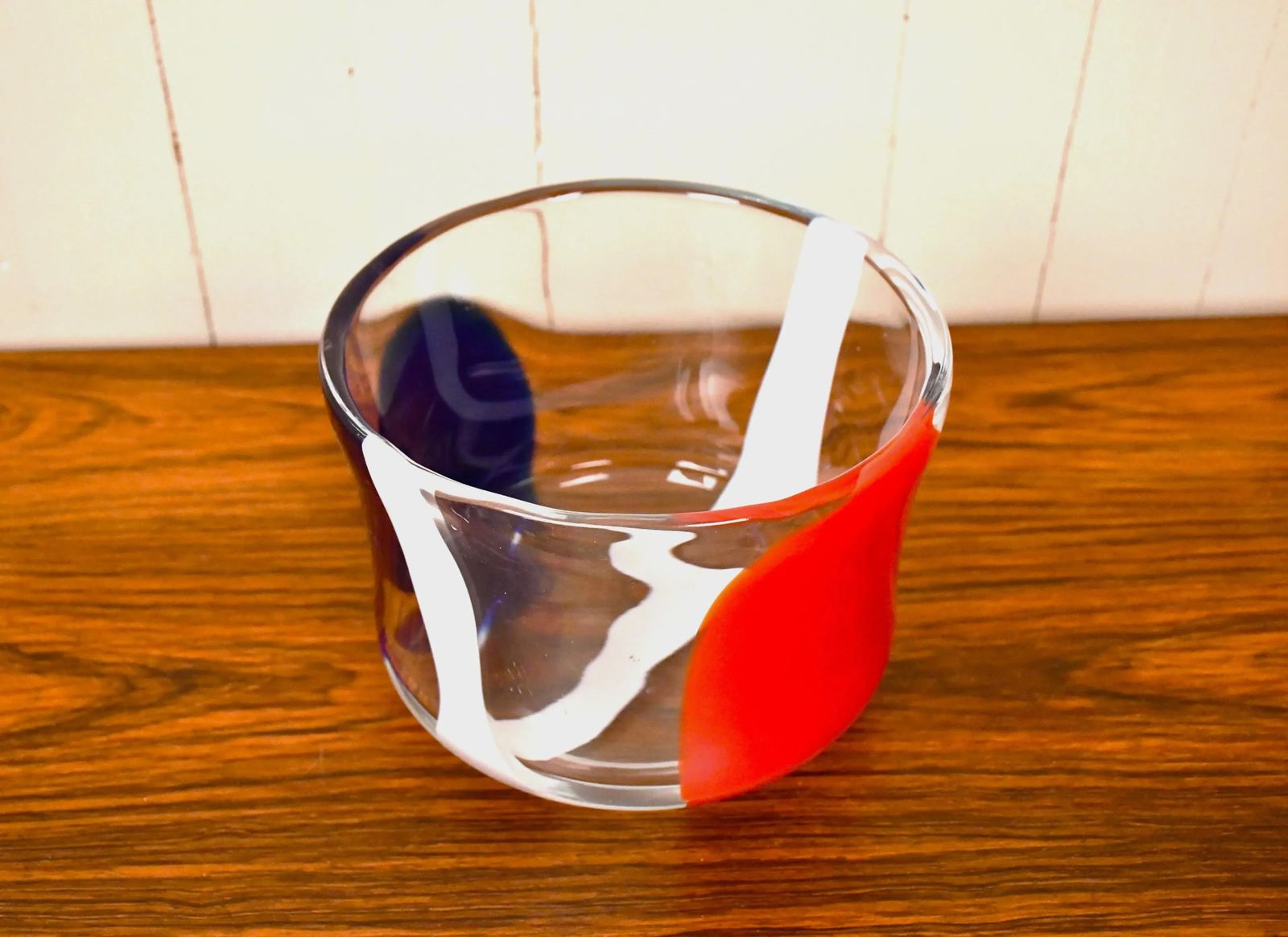 Art Glass Bowl By Erik Höglund For Chribska, Czech Republic, 1992 photo for sale