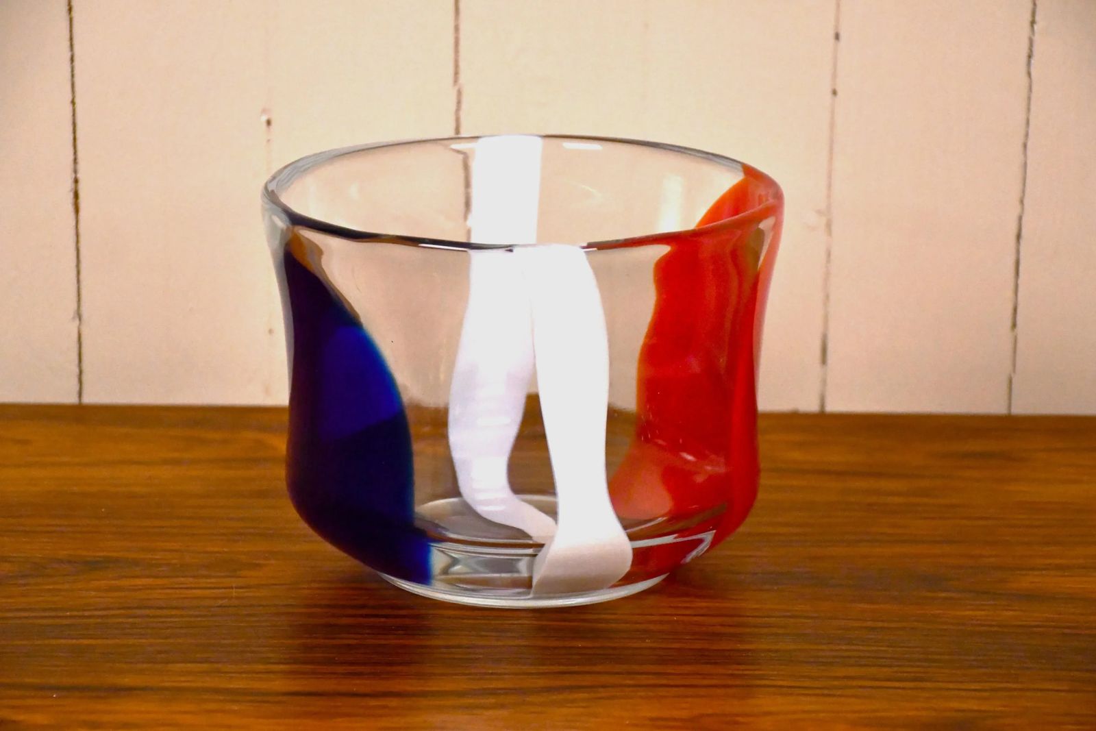 photo furniture Art Glass Bowl By Erik Höglund For Chribska, Czech Republic, 1992