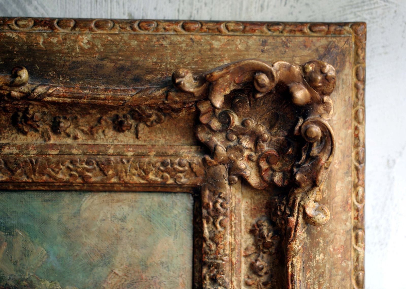 Antique Floral Oil Painting: Georges Jeannin French Still Life, Roses, Framed Canvas Art photo buy