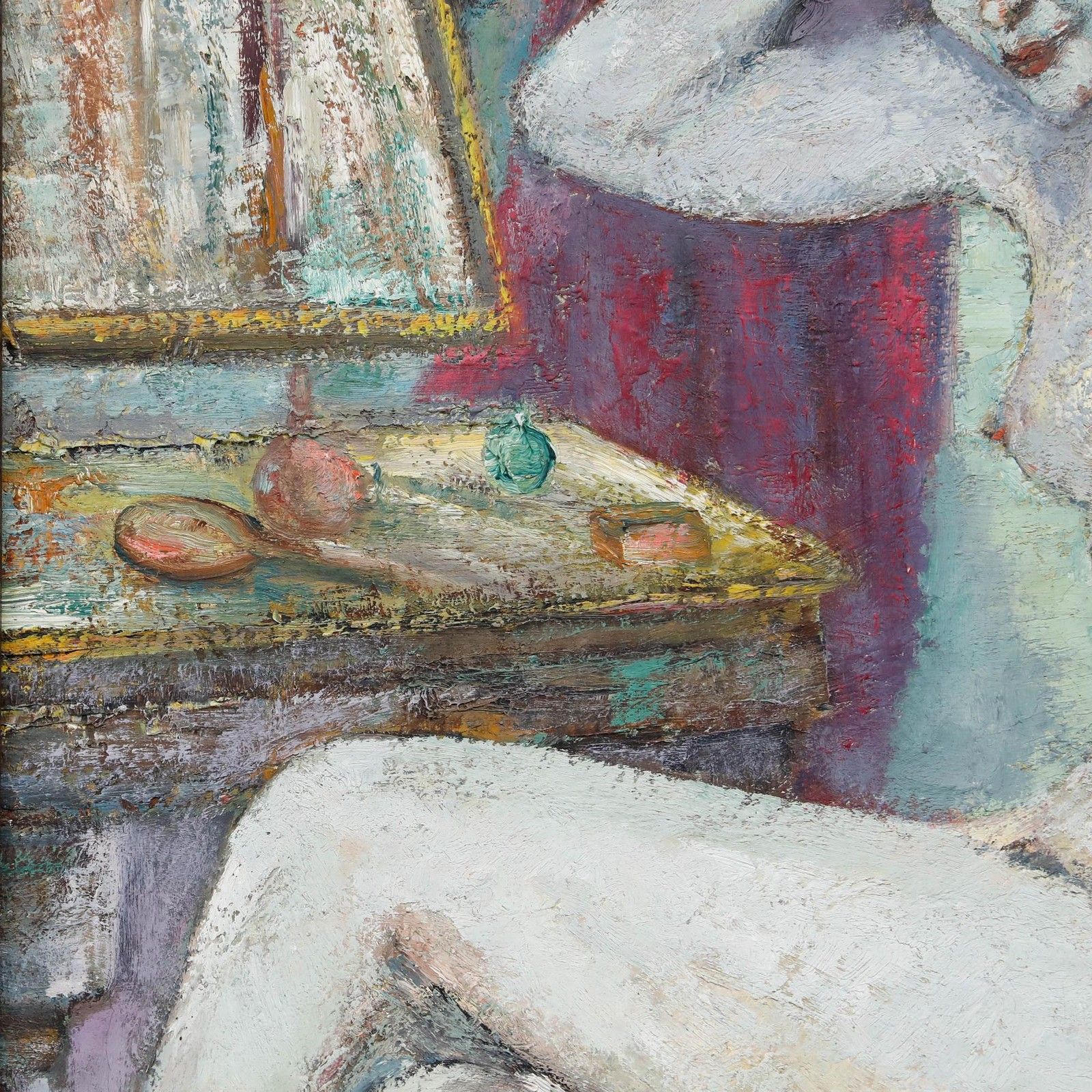 Cyril J. Ross Obe, Roi (1891 1973) Mid 20th Century Oil, Early Morning photo Art