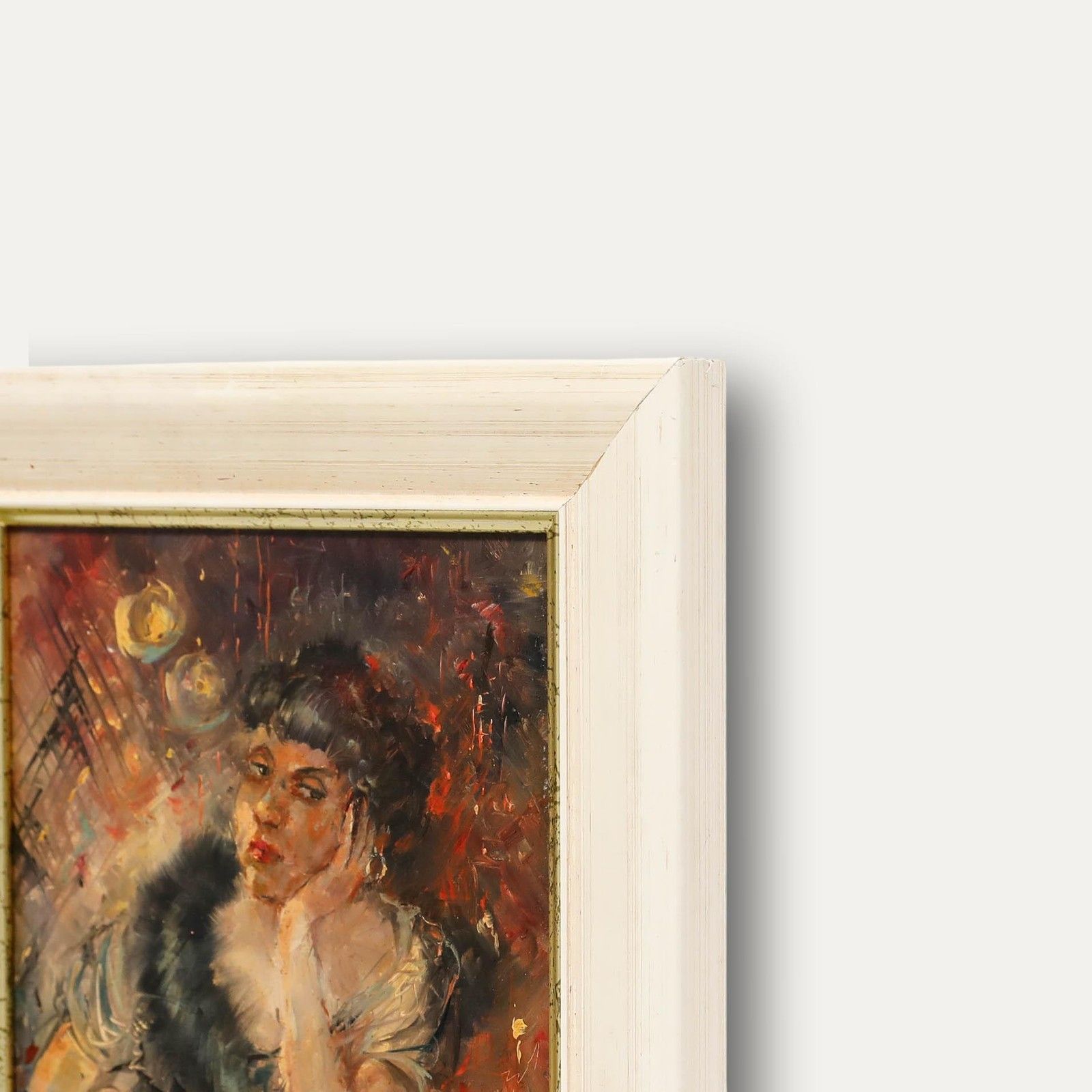 Edgar Freyberg (B.1927) 20th Century Oil, The Socialite photo Art