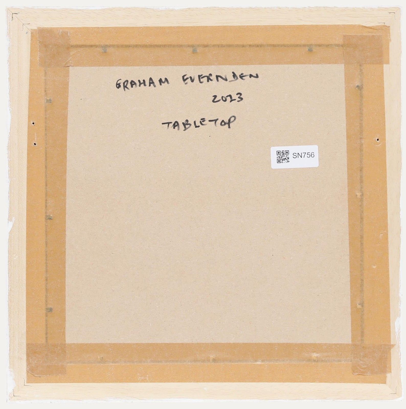 Graham Evernden (B.1947) Framed Contemporary Oil, Tabletop photo for sale