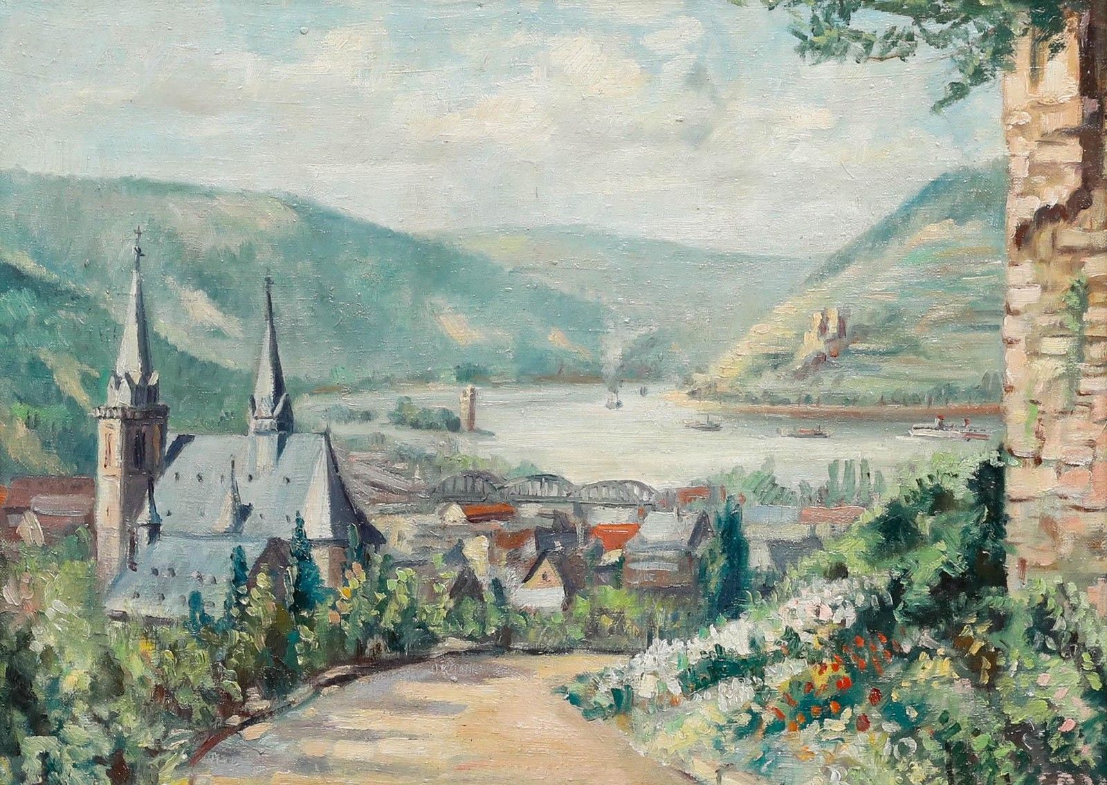 Mid 20th Century Oil Village In A Valley photo furniture