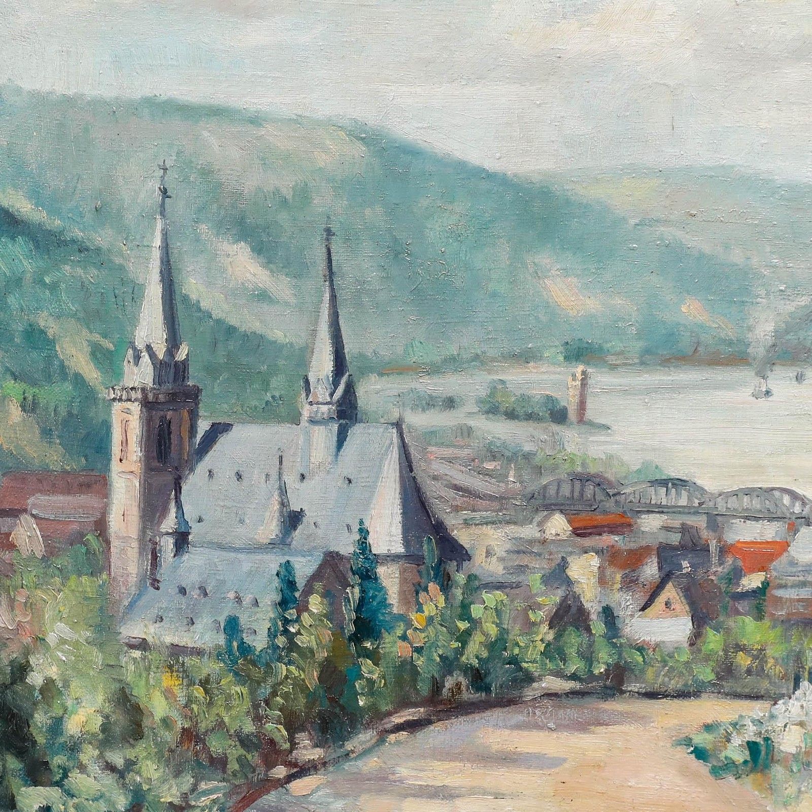 Mid 20th Century Oil Village In A Valley photo 6500.0