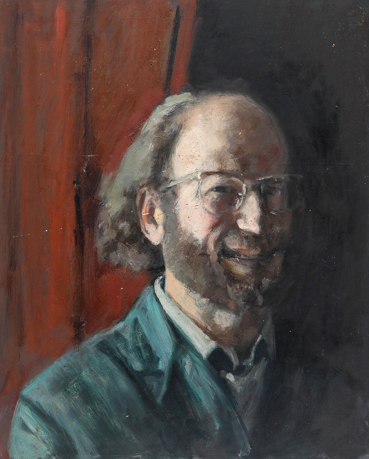 George Weissbort (1928 2013) 20th Century Oil, A Forced Smile photo furniture