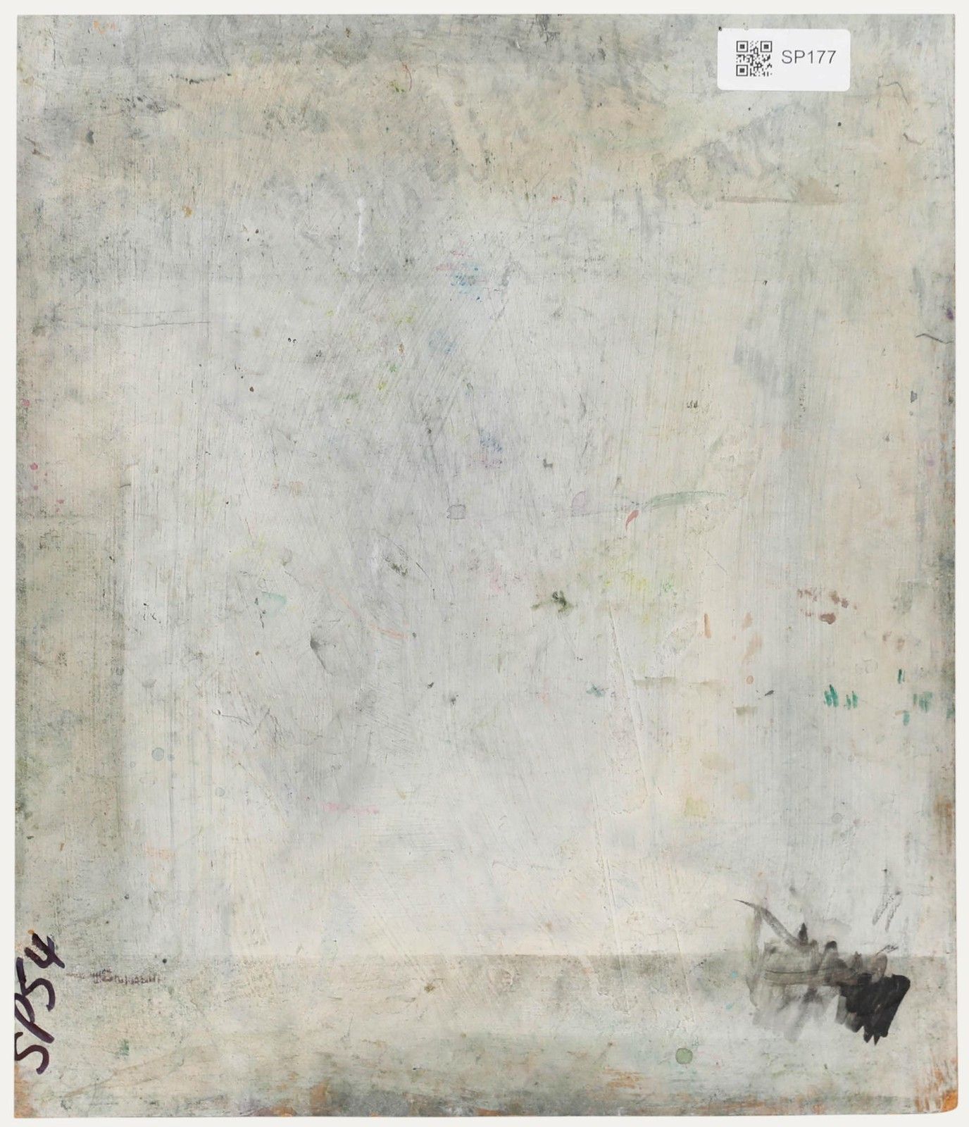 George Weissbort (1928 2013) 20th Century Oil, Self Portrait With Cap photo for sale