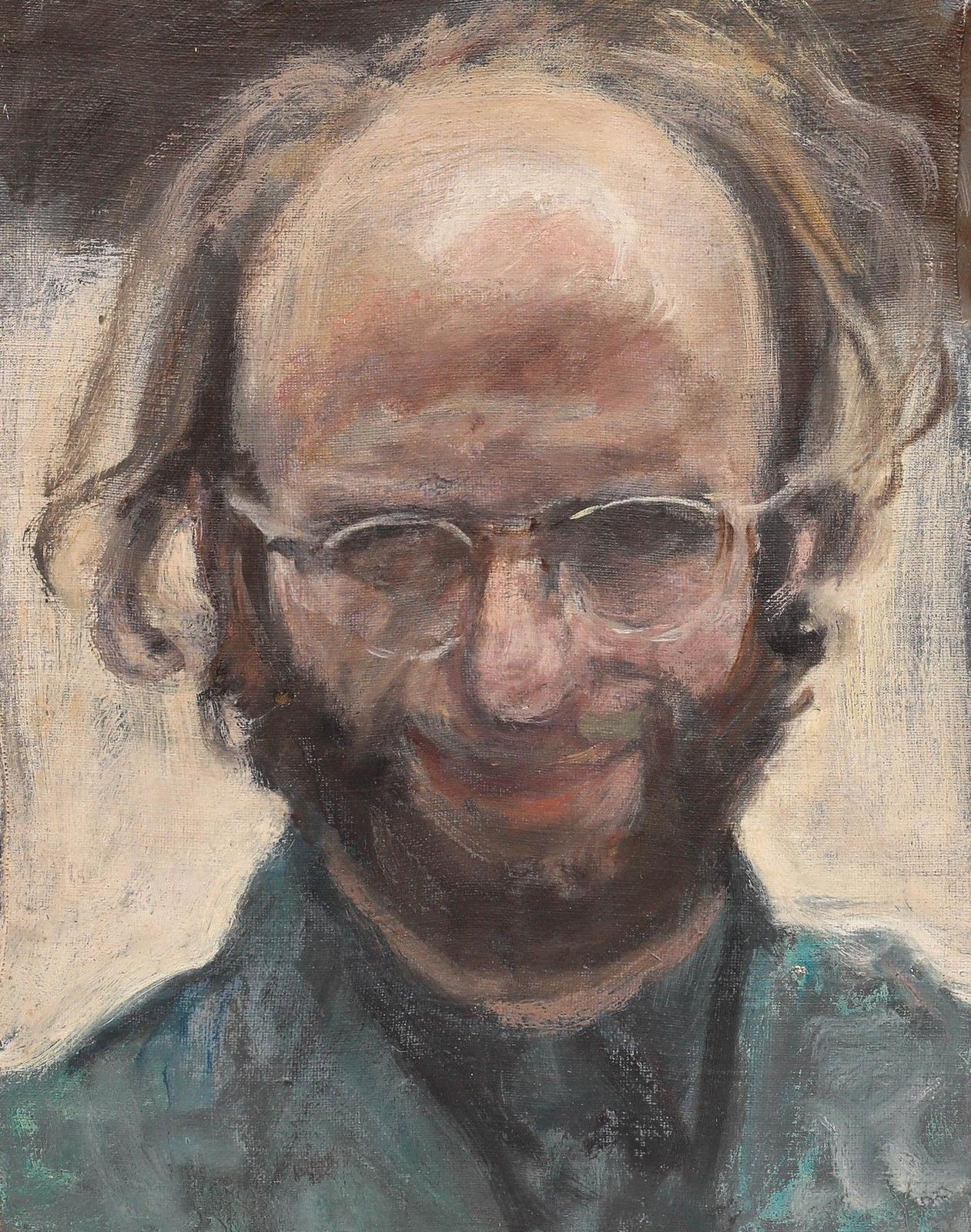 George Weissbort (1928 2013) 20th Century Oil, A Menacing Stare photo furniture