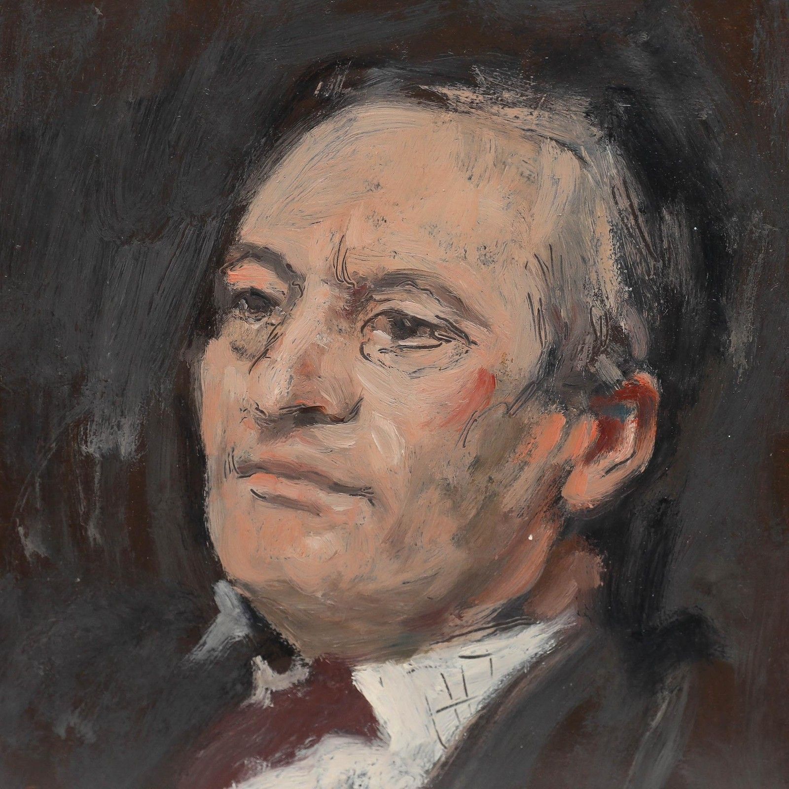 George Weissbort (1928 2013) 20th Century Oil, The Gaze photo Art