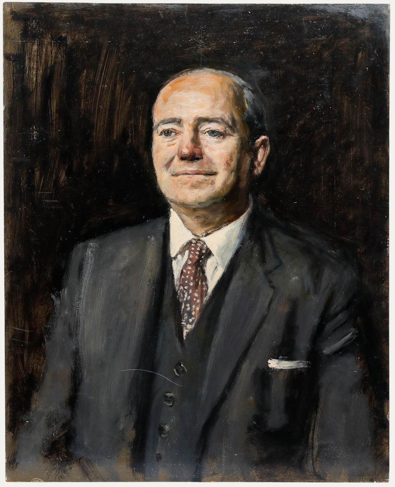 George Weissbort (1928 2013) 20th Century Oil, A Well Dressed Gentleman