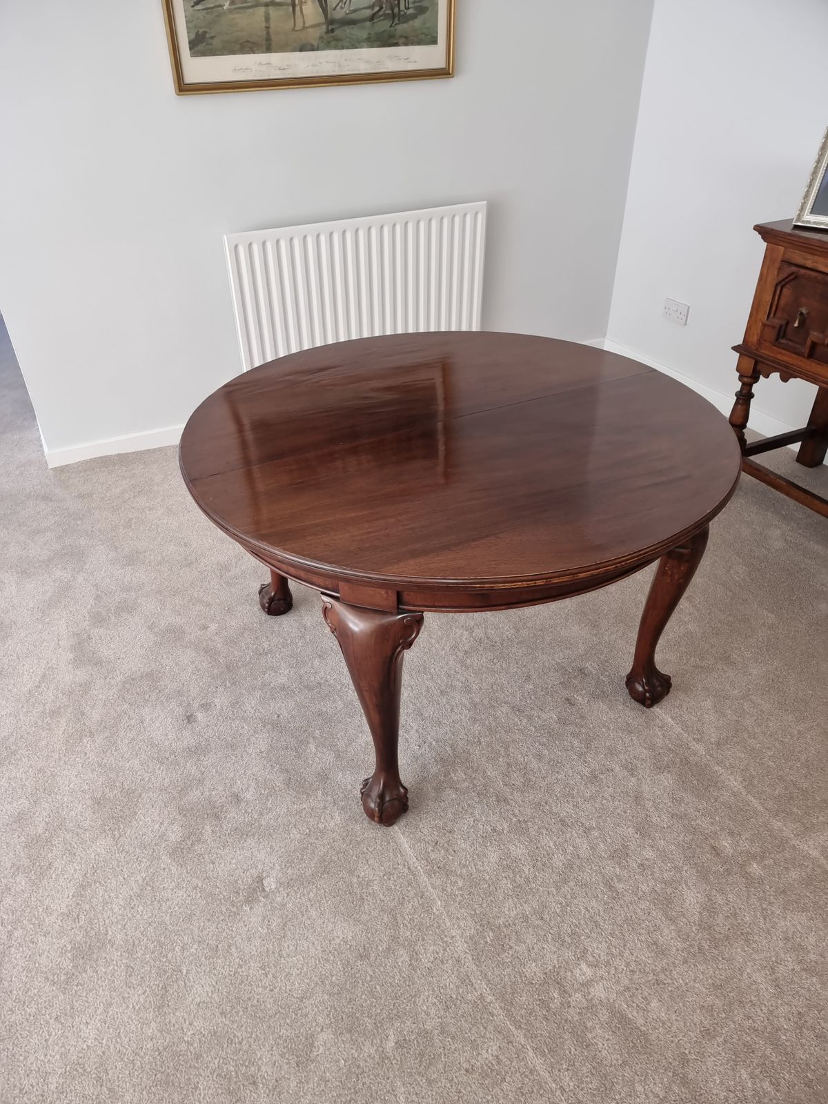 photo buy Dining Table And 10 Chairs, 19th Century   Chippendale Style
