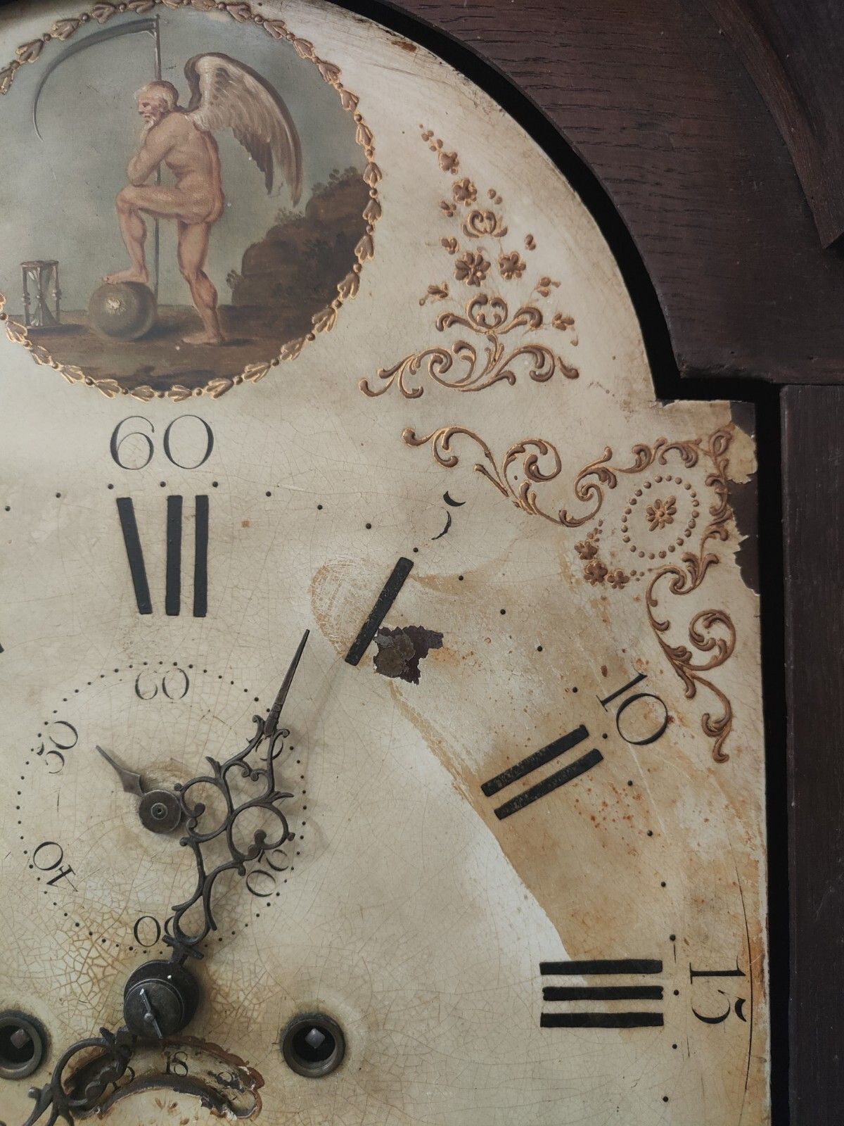 Antique Longcase Grandfather Clock Isaac Court Of Henley In Arden photo vinterior