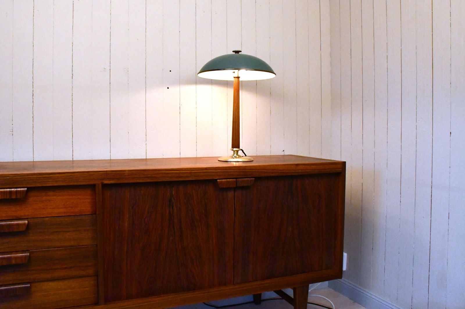 Swedish Modern Table Lamp By Erik Tidstrand For Nordiska Kompaniet, 1940s photo 3453.0