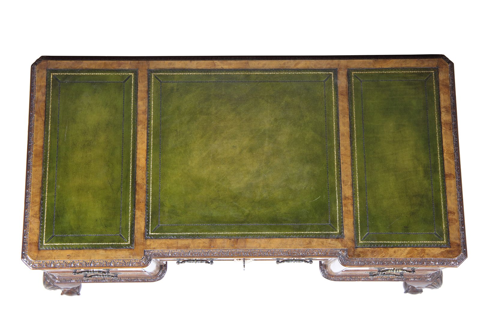 Walnut Kneehole Writing Table In The Early Georgian Manner photo for sale