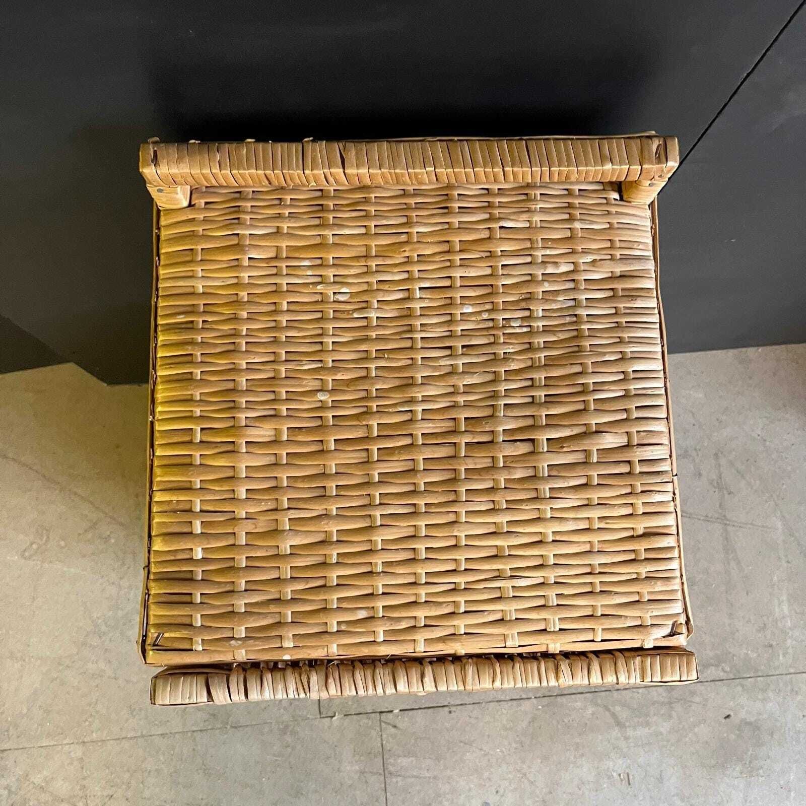 Wicker Bedside Table With Drawer, Shelf And Cupboard Space photo buy