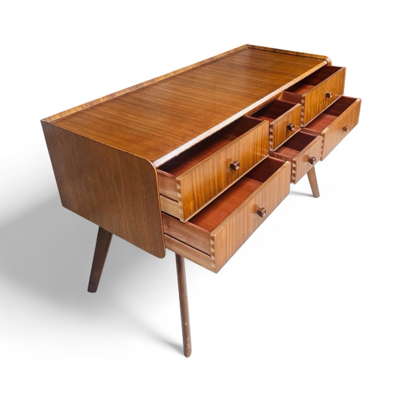 photo furniture Homeworthy Walnut Chest Of Drawers Mid Century Retro C1960s Rare