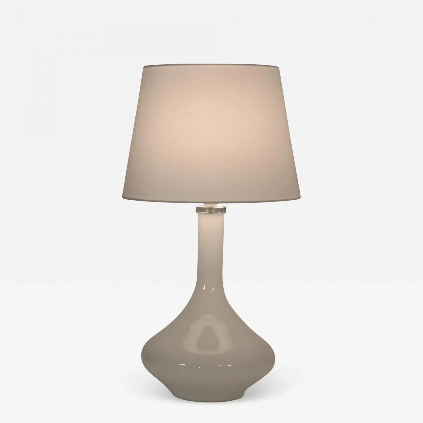 Large Art Glass Table Lamp By Johansfors, Sweden, 1960s photo 1140.0