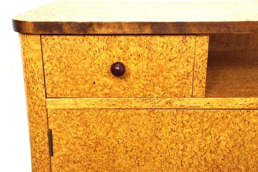 Furniture Swedish Birch Bedside Tables From Bodafors, 1940s, Set Of 2 photo