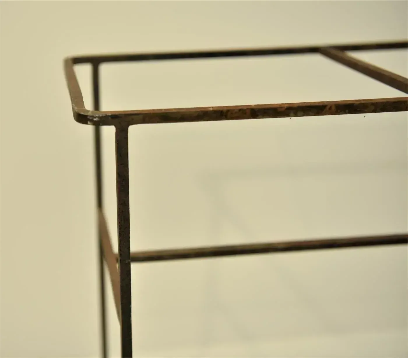 Swedish Copper And Wrought Iron Flower Planter By Hans Agne Jakobsson, 1950s photo vinterior