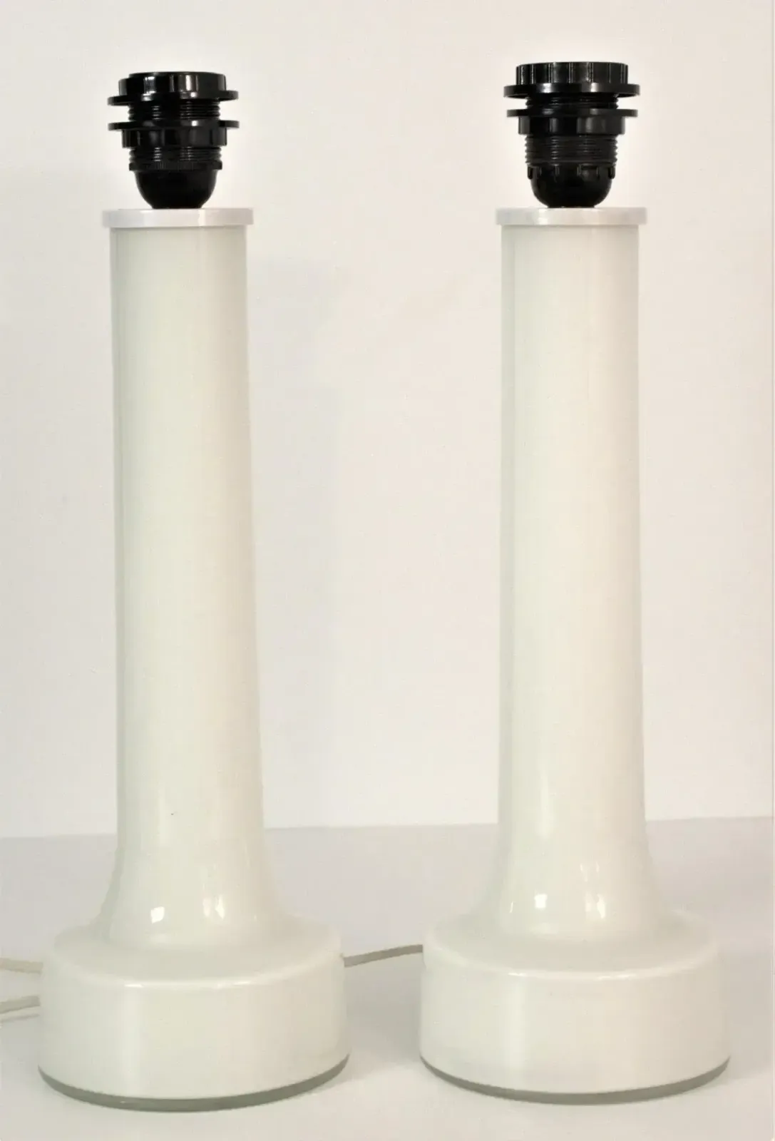 photo furniture Large Art Glass Table Lamps By Bergboms, Sweden, 1960s, Set Of 2