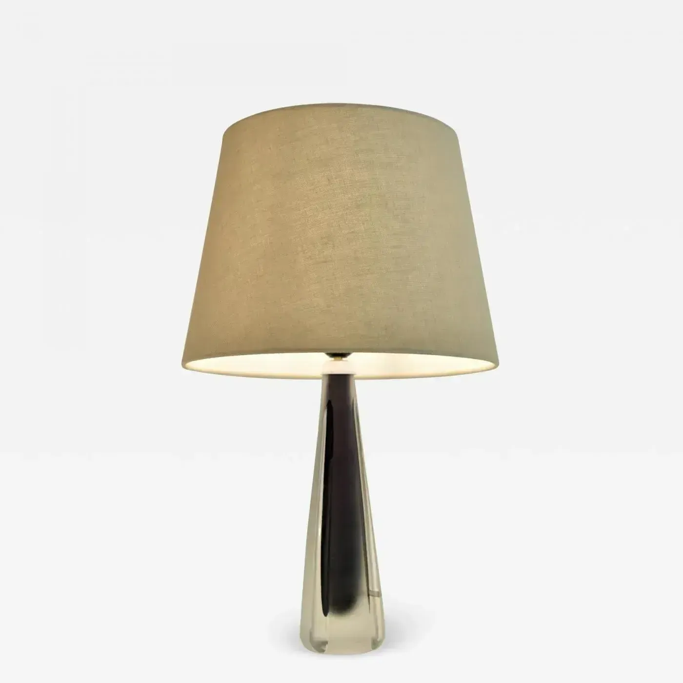 Doublecoated Frosted Glass Purple Core Table Lamps By Kosta, Sweden, Set Of 2 photo furniture